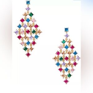 Kate Spade New York Gold-Tone Crystal
Kaleidoscope Statement Earrings NWT